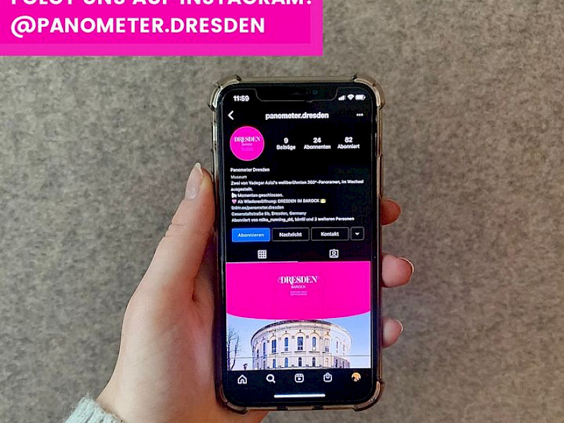 WIR SIND AUF INSTAGRAM Ab sofort sind wir unter panometer.dresden auch auf Instagram zu finden Dort dokumentieren wir den...